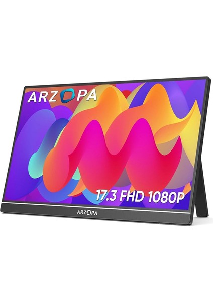 A1M 17.3 inç 60Hz Full HD IPS Type-C Taşınabilir Monitör