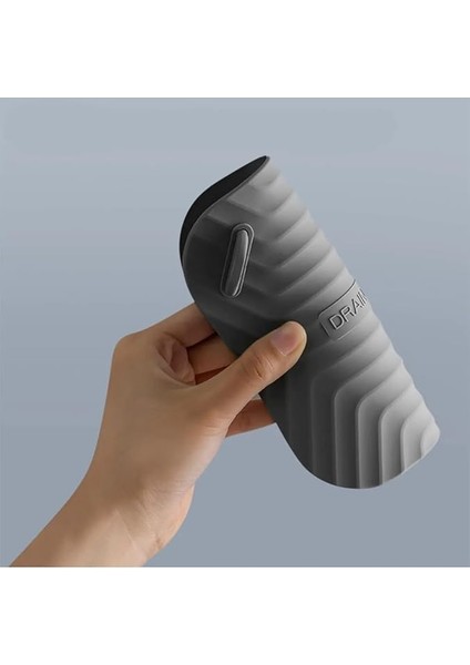 Gri Renk Kare Kötü Koku Önleyici Silikon Mat Banyo Mutfak Lavabo Balkon Gider Tıpası Kapağı indirimleri