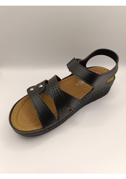 Günlük Kadın Cırt Bantlı Sandalet Yumuşak Rahat Ortopedik fırsatları