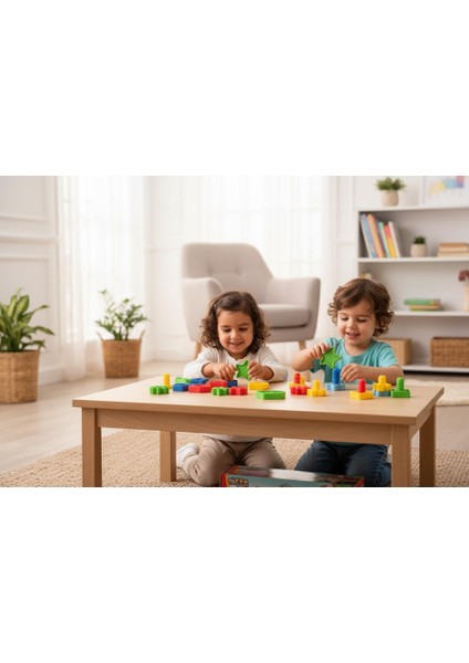 Ecem Toys Vidali Eğitsel Şekiller Seti Bpa Içermeyen Kaliteli Plastik - Renkli Geometrik Şekiller 64 Parça fiyatları