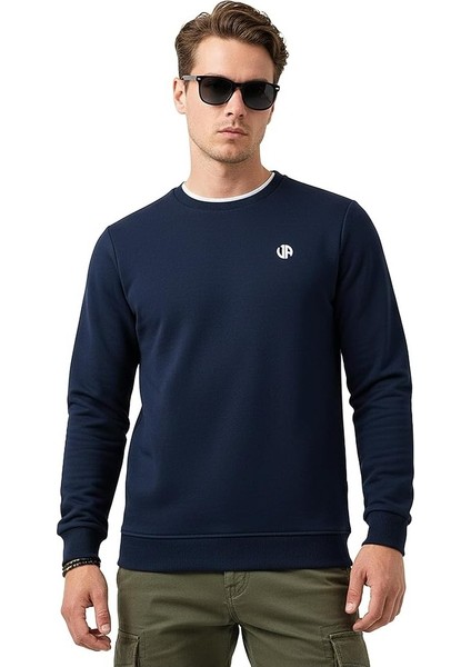 Erkek Basic Logo Sweatshirt Nova