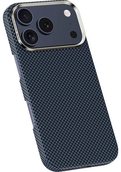 iPhone 17 Pro Max Uyumlu Kılıf M-Safe Özellikli Benks Yeni Seri Armortint Armorair Kevlar Kapak Mavi modelleri