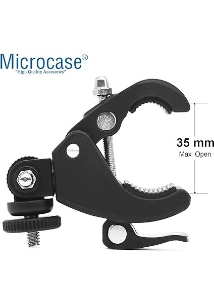 Aksiyon Kameralar Için Klipsli Bisiklet Gidon Tutucu - AL2705 modelleri