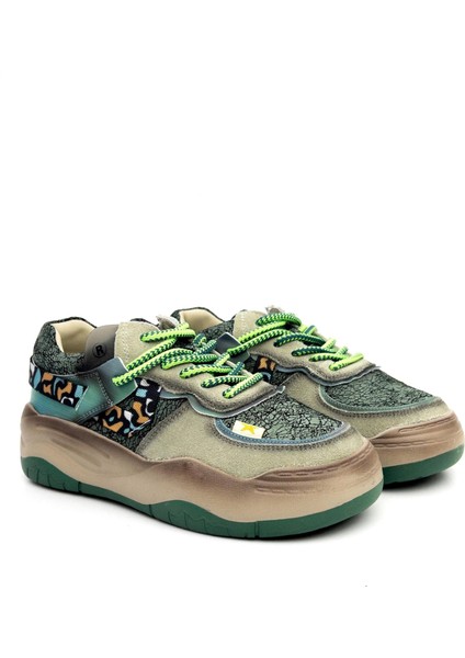 25K328 Kadın Renkli Kalın Taban Sneaker Ayakkabı fırsatları