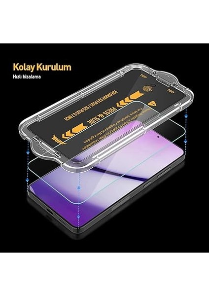 Galaxy S25 Serisi ile Uyumlu Easyfit Glass Kolay Uygulama Aparatlı Ekran Koruyucu Temperli Cam (Galaxy S25 Plus/galaxy S24 Plus) fiyatları