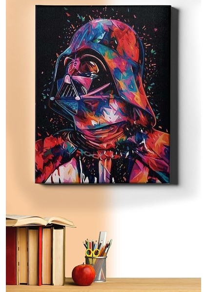 Starwars Darth Vader Sayılarla Boyama Seti Kasnaklı 40 x 50 cm