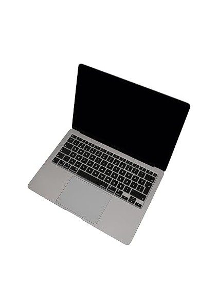 MacBook Air 13 Klavye Koruyucu – A2179 & A2337 M1 Uyumlu • Türkçe Q Düzen • Silikon Ince Kaplama • Toz ve Sıvı Koruması • Uk Iso Klavyeyi Türkçeye Çevirme Desteği Siyah indirimleri