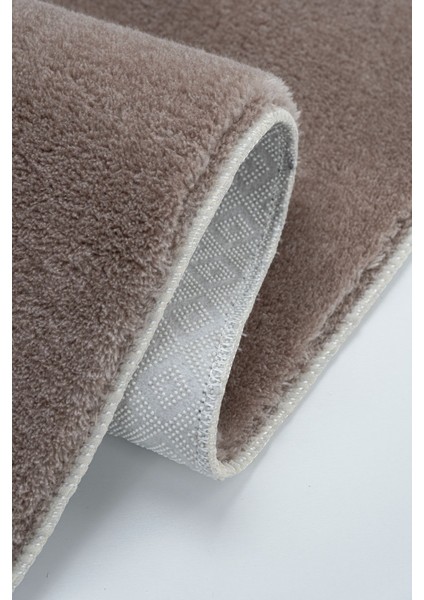 Yıkanabilir Premium Ponpon Saçaklı Kaymaz Taban Post Peluş Banyo Paspası 2'li Takım Bej mt modelleri
