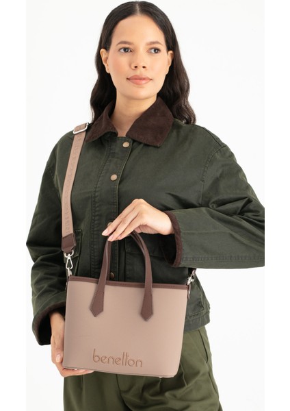 Benetton Kadın Kol Çantası Vızon-Kahve BNT1654
