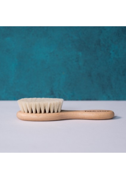 Tabii'm Keçi Kılı Bebek Fırçası %100 Doğal - Pamuklu Özel Ham Bez Kese Hediyeli fiyatları