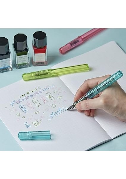 Dolma Kalem Kakuno Aile Serisi Kakuno Bebek Şeffaf Sarı Ince Uçlu Fka-1sr-Kbay-F Kanji Love Çıkartmalı, 13,1 x 1,5 x 2,0 cm fırsatları