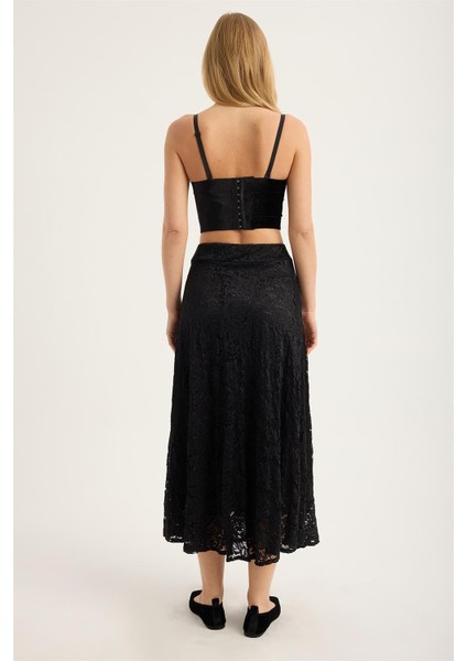 Uzun Dantel Etek indirimleri