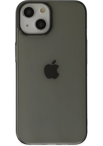 iPhone 14 Plus Kılıf Pc Sert Şeffaf Kapak - SIYAH-(5796) - N510J620-M22510