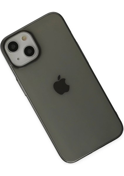 iPhone 14 Plus Kılıf Pc Sert Şeffaf Kapak - SIYAH-(5796) - N510J620-M22510 modelleri