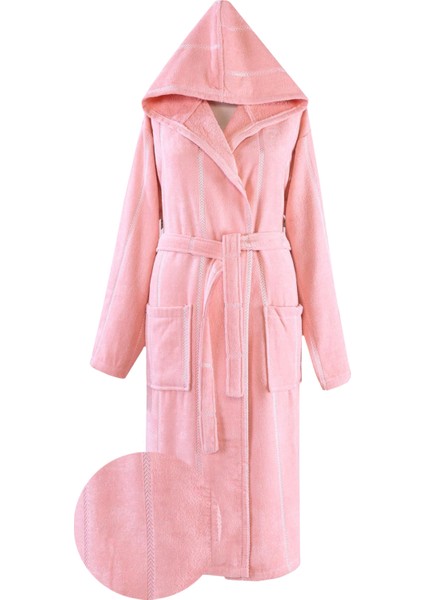 Lorien Pamuklu Kapüşonlu Midi Boy Bornoz fiyatları