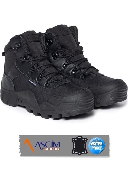 Outdoor Unisex Su Geçirmez Deri Dört Mevsim Bot | Siyah modelleri