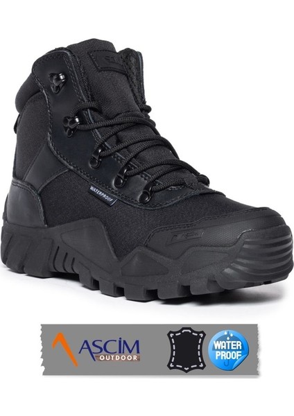 Outdoor Unisex Su Geçirmez Deri Dört Mevsim Bot | Siyah fırsatları