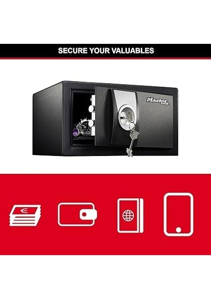 Lock Şifreli Kasa, 9 L, 16,7 x 29 x 26,4 cm indirimleri