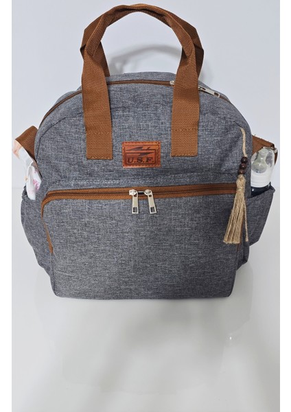 Bebek Bakım Çantası Lüx Anne Bebek Bakım Sırt, El ve Omuz Çantası