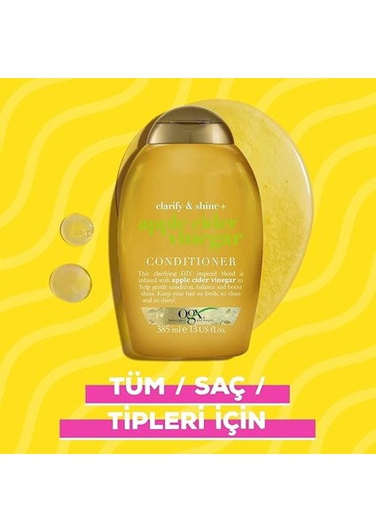 Işıltı Veren Elma Sirkesi Bakım Kremi Yağlı Saçlar Için 385 ml fırsatları
