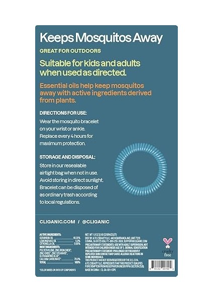 Yetişkinler ve Çocuklar Için 10'lu Paket Sivrisinek Kovucu Bileklik - Doğal Deet Içermeyen Bantlar, Ayrı Sarılmış fiyatları