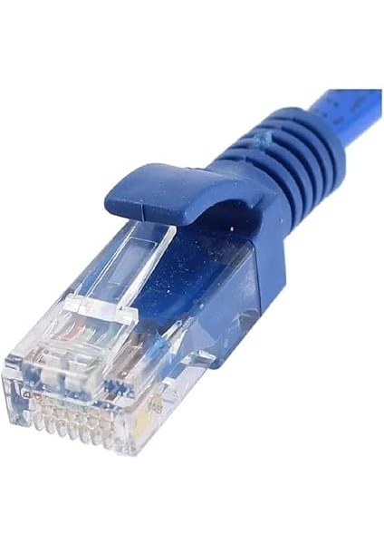 4217 Cat6 Ethernet Patch Adsl Modem Internet Kablosu, 15 M, Mavi fiyatları