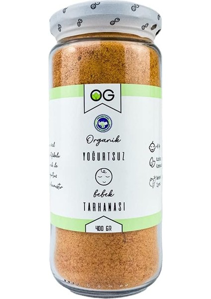 Og Organik Yoğurtsuz Bebek Tarhanası 400 gr