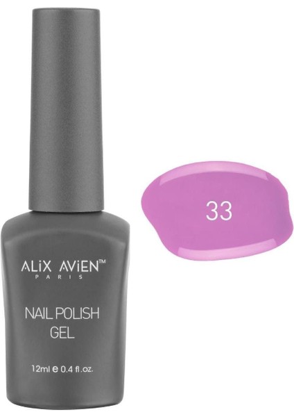 Alıx Avıen Uv Kalıcı Orkide Jel Oje 33 - Gel Polish - 12 ml