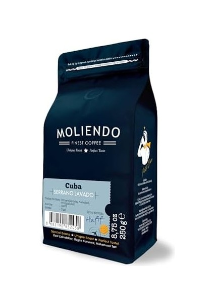 Moliendo Cuba Serrano Lavado Yöresel Kahve