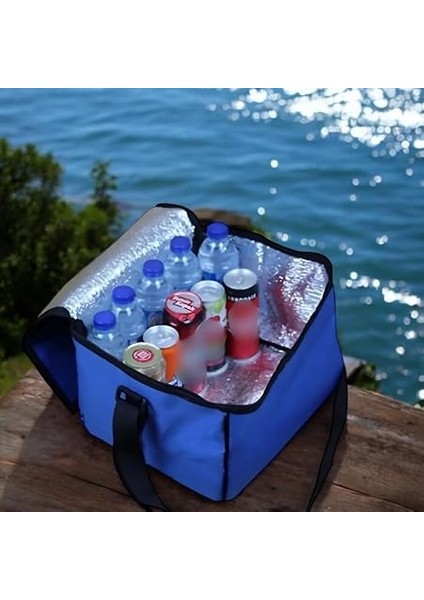 Termos Çanta – 22L Sıcak Soğuk Tutucu Isı Yalıtımlı Omuz Askılı Kamp, Piknik, Plaj, Araç Çantası – Bpa Free, Mavi, 36X30X20 cm modelleri
