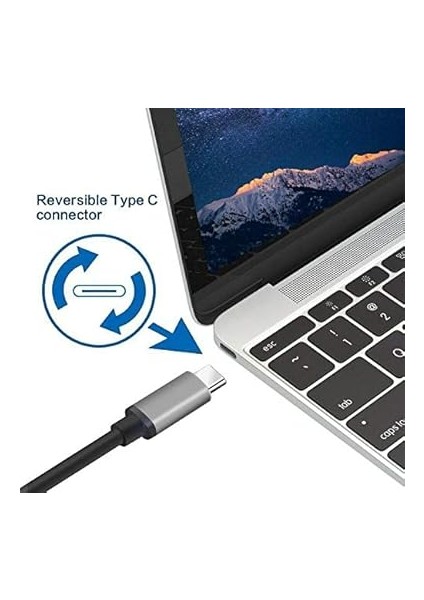 Hc-01 Type-C To 4K Ultra Full Hd HDMI Usb-C Tak Çalıştır Görüntü Aktarım Kablosu-1.8m modelleri