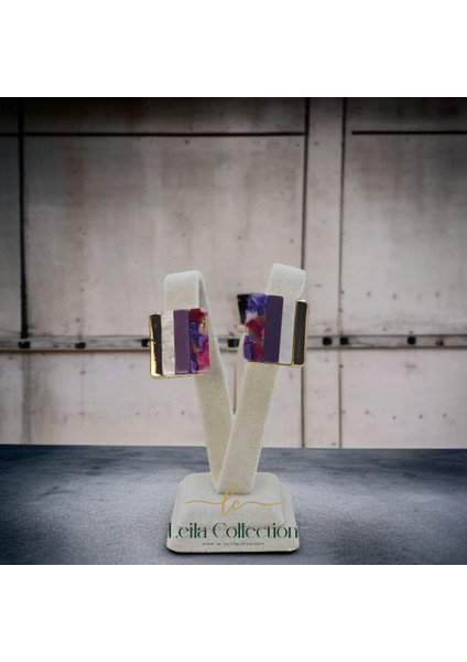 Sedefli Kare Küpe indirimleri