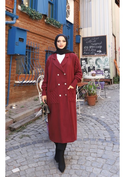 Düğmeli Iki Iplik Triko Hırka