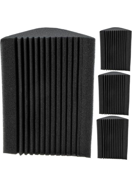 4 Adet Akustik Paneller Ses Yalıtım Panelleri Yatak Odası Akustik Ses Yalıtım Panelleri Duvar Köşe Dişli Ses Azaltma Fayans