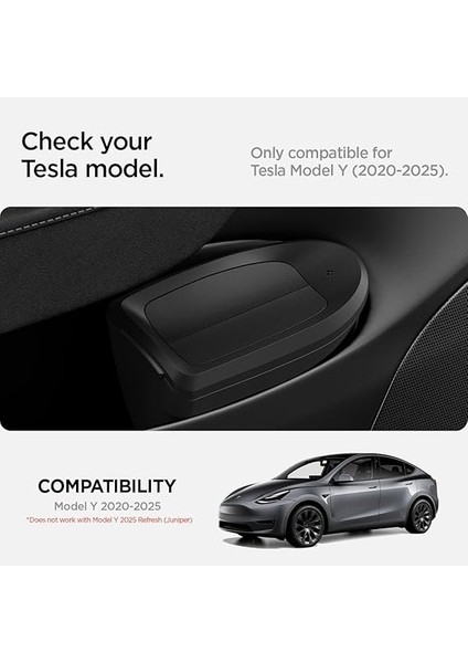 Tesla Model Y (2024-2023) Çöp Kutusu ve 50 Adet Çöp Torbası Siyah TO281 - ACP09183 fiyatları
