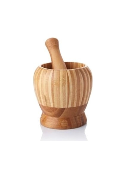 Bambu Havan ve Tokmak Seti, Büyük Boy Mutfak Havanı, Baharat ve Sarımsak Öğütücü ve Döveceği indirimleri