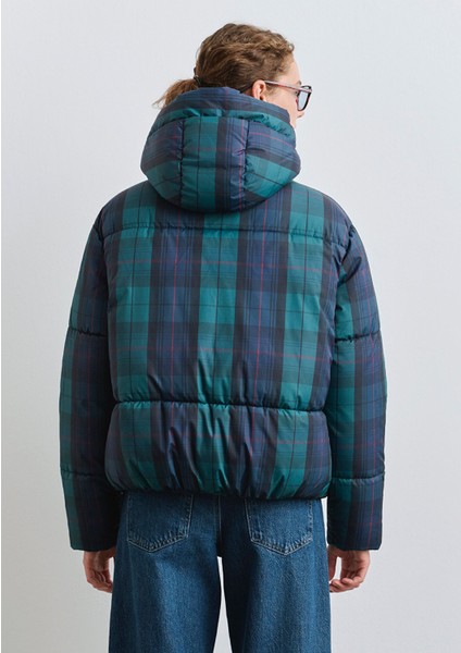 Su Itici Kareli Şişme Mont 1110706-90380 fırsatları