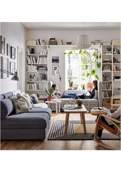 Bılly Kitaplık Beyaz 80 x 28 x 237 cm fırsatları