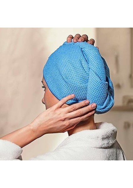 Mikrofiber Saç Bonesi - Mavi fiyatları