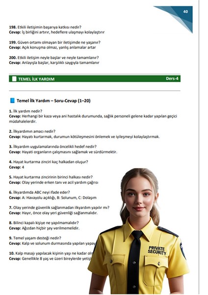 Özel Güvenlik Sınavı Soru-Cevap Kitabı (Soru Cevapla Konu Anlatımı) fırsatları