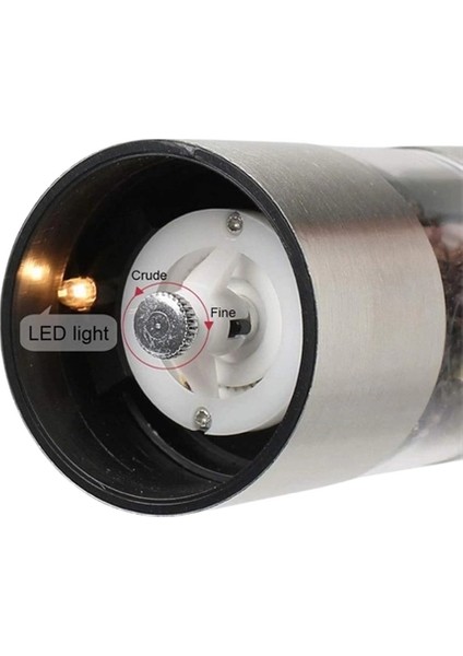 Şeffaf Hazneli Elektrikli Tuz Karabiber Öğütücü Pilli Taşınabilir Mutfak Aleti fiyatları