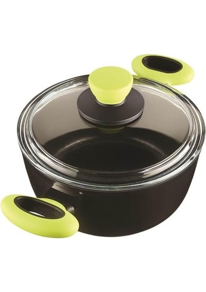 Titanium 24CM Tencere/yeşil