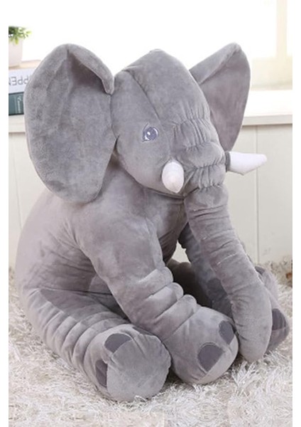 Lemoon Uyku Arkadaşı Uyku Fili 90 cm Gri