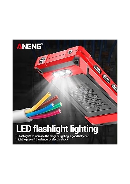 Dijital Multimetre Test Cihazı Akıllı Dokunmatik Otomatik Değişen 6000 Sayım Şarj Edilebilir Yanmayan Ohm Amp Voltmetre Dc/ac Akım Gerilim Direnci Kapasitör Frekans Sıcaklığı modelleri