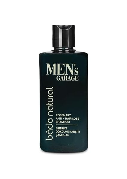 Bade Natural Men&apos;s Garage Biberiye Dökülme Karşıtı Şampuan Besleyici ve Güçlendirici 300 ml