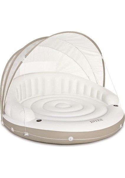 Gölgelikli Lüks Sırtlıklı Ada Yatak 199X150 cm