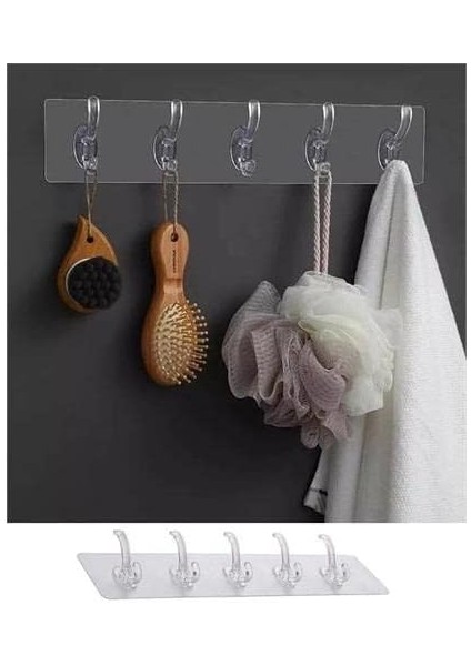 Xenoty 5 Pinli Yapışkanlı 90D Tüm Alanlarda Askı