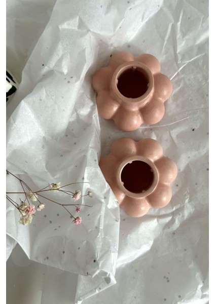 Şamdan Dekoratif Beton Mumluk 2’li Set fiyatları