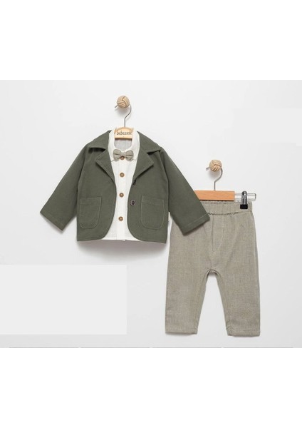 932BZ Erkek Bebek Ceketli 4'lü Takım