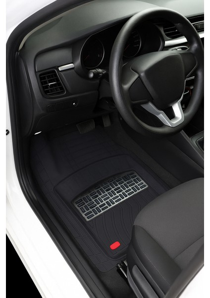 Mercedes Gle Class W166 2015 Uyumlu Havuzlu Ünıversal Pro Actıve Oto Paspas Siyah - Gri